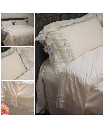 Комплект постельного белья молочный Apollo 20043, изображение 2