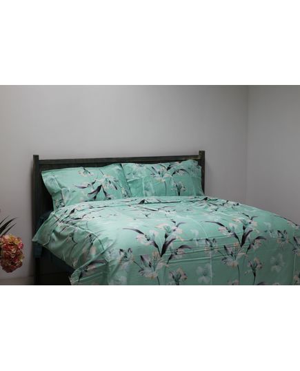 Комплект постельного белья мятный No Brand 17320, изображение 2