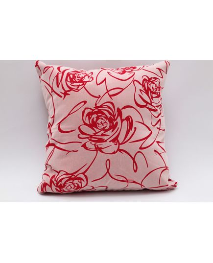 Наволочка красный с молочным Cotton Life 20607, изображение 2