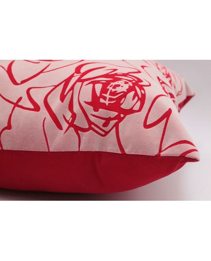 Наволочка красный с молочным Cotton Life 20607, изображение 4