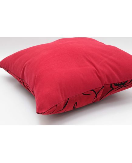 Наволочка 50х50 черный с красным Cotton Life 20608, изображение 4