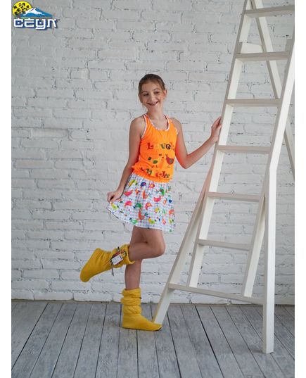 Платье 10 оранжевый Aqua 11035, изображение 3