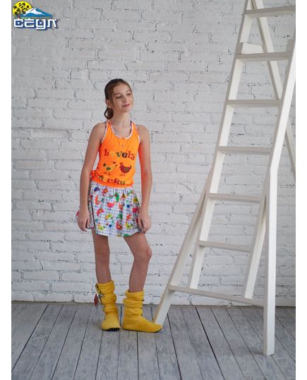 Платье 10 оранжевый Aqua 11035, изображение 4