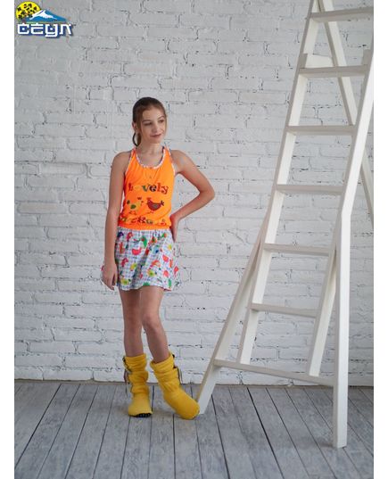 Платье 10 оранжевый Aqua 11035, изображение 5