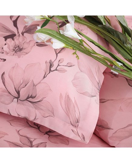 Комплект постільної білизни рожевий Pavia 19467, зображення 2