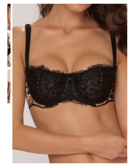 Бюстгальтер 85B черный Reflections 14861, изображение 3