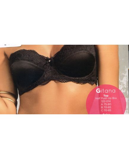 Бюстгальтер 80C чорний G 17678, зображення 3