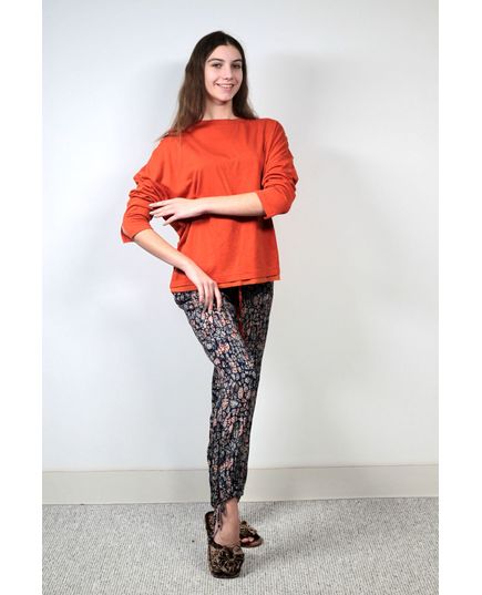 Піжама жіноча S-36 помаранчевий Relax Mode 20102, зображення 2