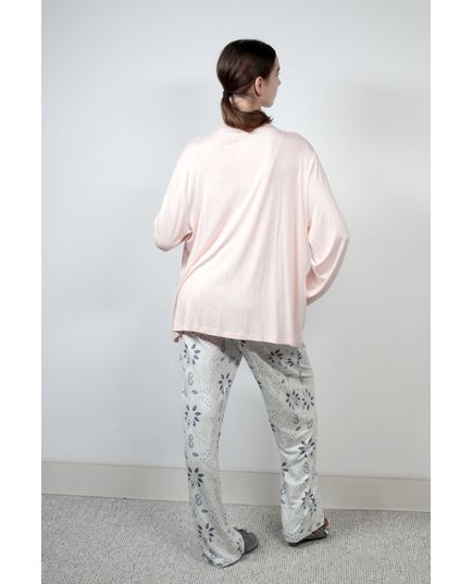 Женский домашний костюм розовый Sevim 18727, изображение 4