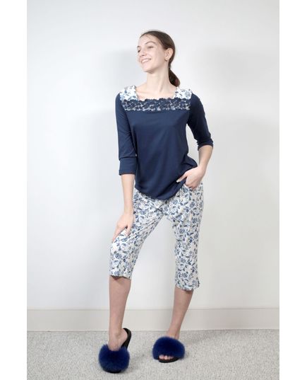 Пижама женская M-38 синий Relax Mode 14629, изображение 2