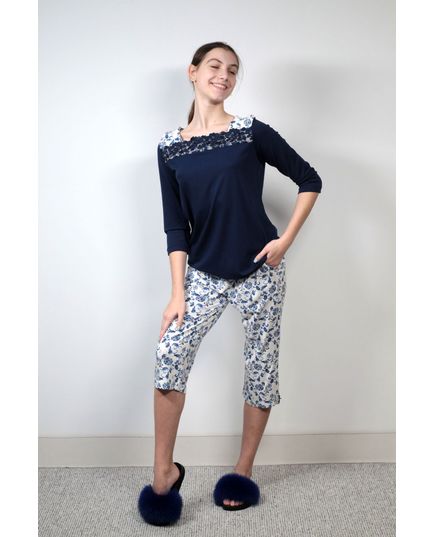 Пижама женская M-38 синий Relax Mode 14629, изображение 3