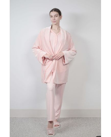 Женский домашний костюм L-40 розовый Aqua 17607, изображение 5