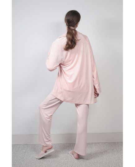 Женский домашний костюм L-40 розовый Aqua 17607, изображение 7