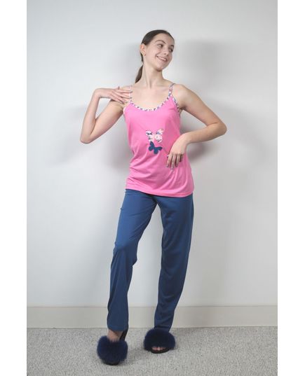 Жіночі комплекти синій з рожевим Sabrina 15899, зображення 2