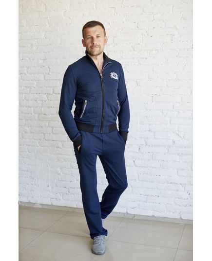 Мужской спортивный костюм синий Zillionare 16964, изображение 2
