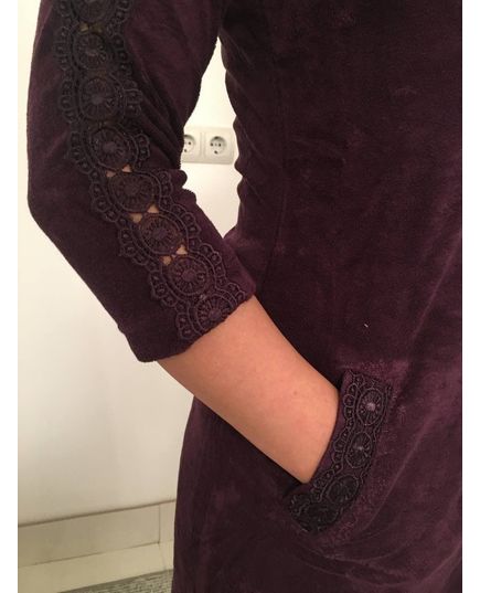 Женский халат L-40 сиреневый Jayna 20106, изображение 2