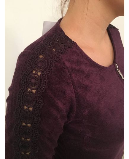 Женский халат L-40 сиреневый Jayna 20106, изображение 3