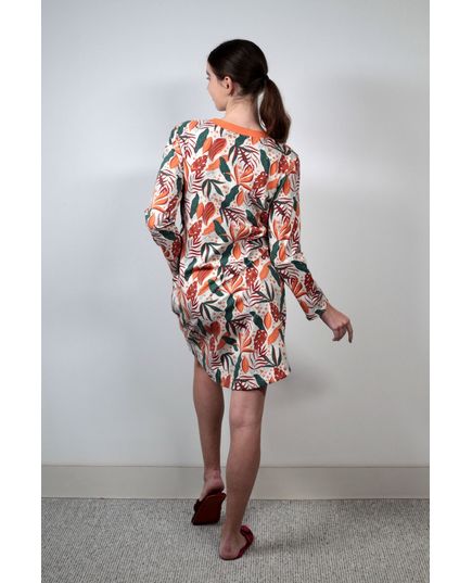 Халат женский S-36 оранжевый Relax Mode 19908, изображение 4