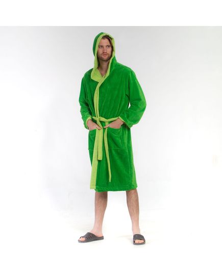 Халат мужской L-40 салатовый VOSSЕN 16622, изображение 2