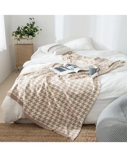 Покрывало 150х200 бежевый Knitted 19647, изображение 2