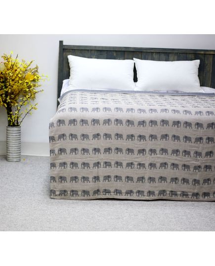 Покривало 150х200 сірий No Brand 17435, зображення 2