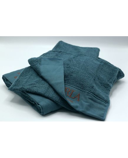 Набір рушників 35х75,70х140 синій La Perla 20384, зображення 4