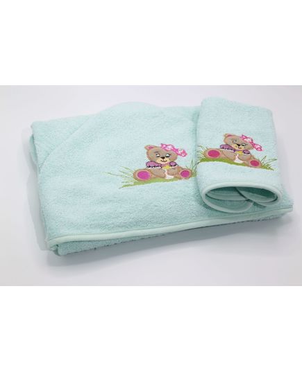 Набор полотенец ментоловый Massimo Monelli 20526, изображение 2