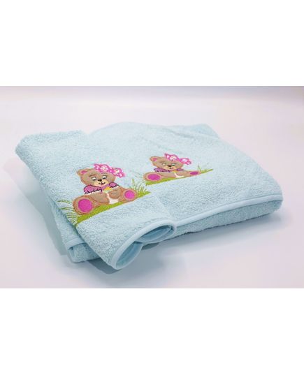 Набор полотенец голубой Massimo Monelli 20541, изображение 2