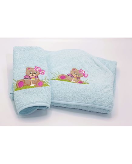 Набор полотенец голубой Massimo Monelli 20541, изображение 5