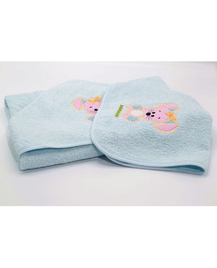 Набор полотенец голубой Massimo Monelli 20543, изображение 4