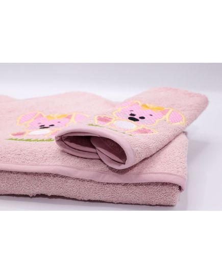 Набор полотенец пудровый Massimo Monelli 20546, изображение 2