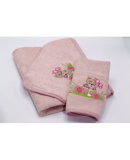 Набор полотенец пудровый Massimo Monelli 20546, изображение 3