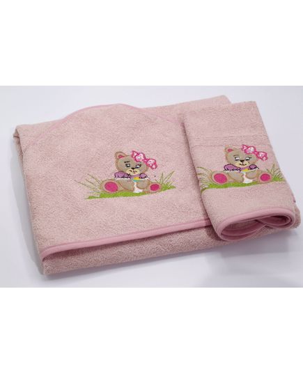 Набор полотенец пудровый Massimo Monelli 20546, изображение 4