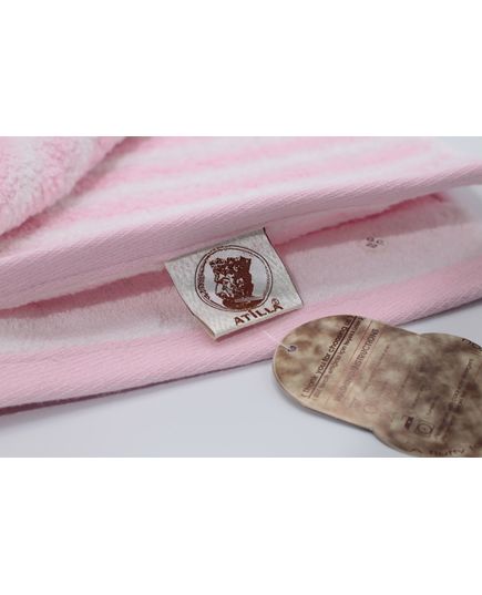 Полотенце детское 100х120 розовый Atilla 7595, изображение 3