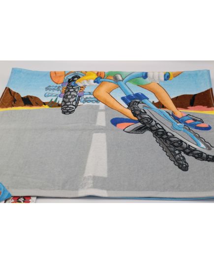 Полотенце детское 50х90 голубой Sunvim 10753, изображение 3