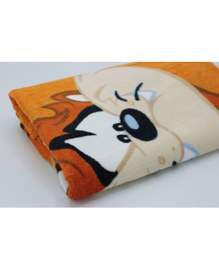 Рушник дитячий сірий з помаранчевим Sunvim 20588, зображення 3