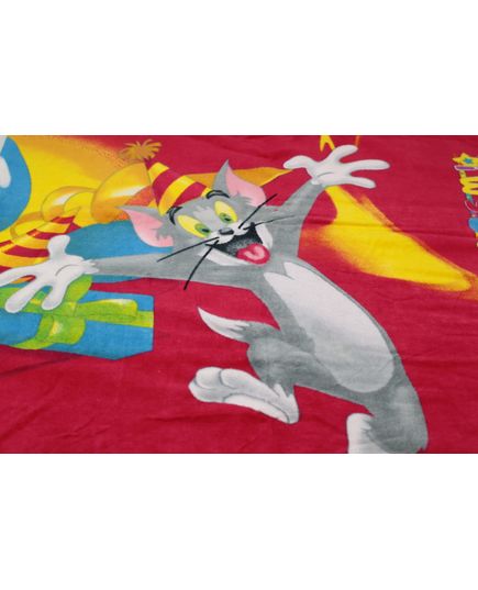 Рушник дитячий бордовий з жовтим Sunvim 20584, зображення 3