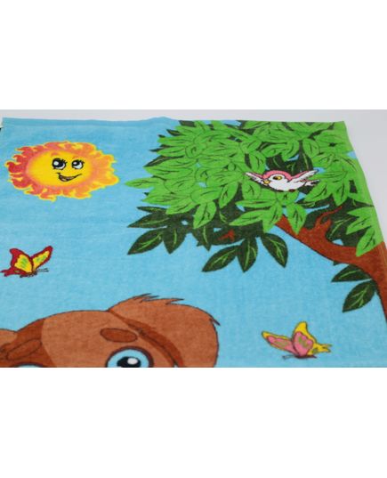 Полотенце детское голубой с желтым Sunvim 12193, изображение 4