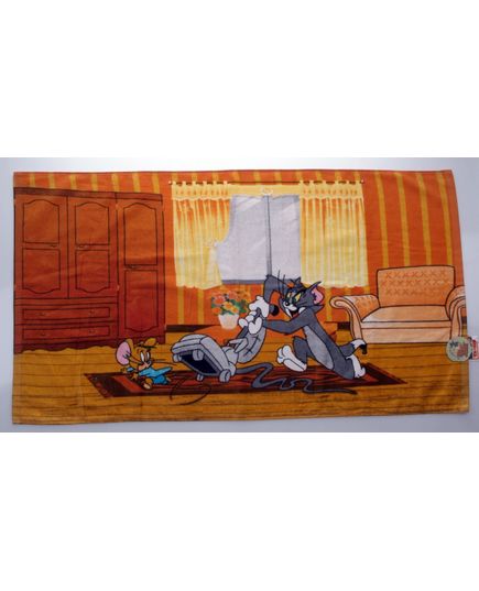 Рушник дитячий помаранчевий з бежевим Sunvim 20587, зображення 4