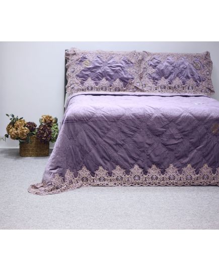 Покрывало 240х260 сиреневый Roberto cavalli 18001, изображение 2