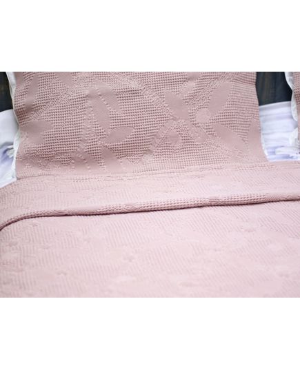 Покрывало 240х260 пудровый Pavia 16635, изображение 2