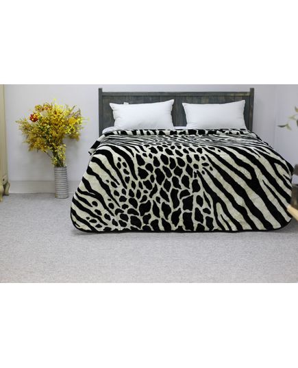 Плед 200х240 чорний з білим Superon 13226, зображення 2