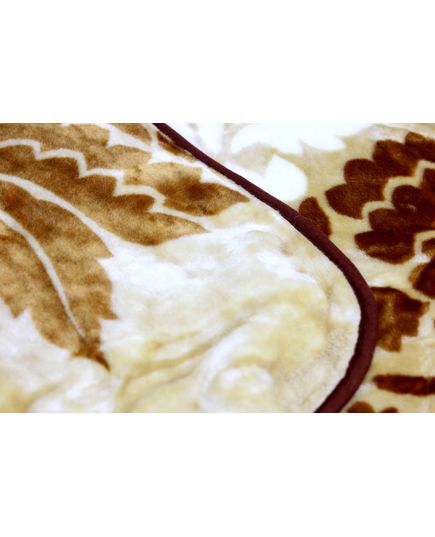 Плед 200х240 бежевый Oscar 13233, изображение 5