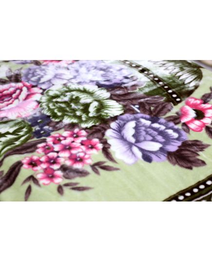 Плед 220х240 зеленый UNO 21154, изображение 3