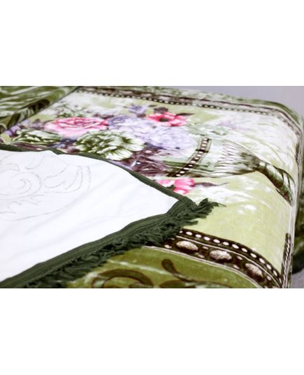 Плед 220х240 зеленый UNO 21154, изображение 5