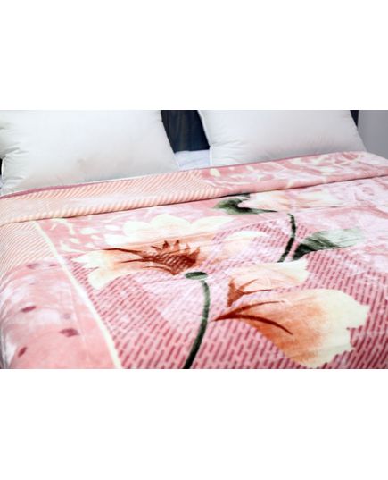 Плед 220х240 пудровый UNO 21155, изображение 4