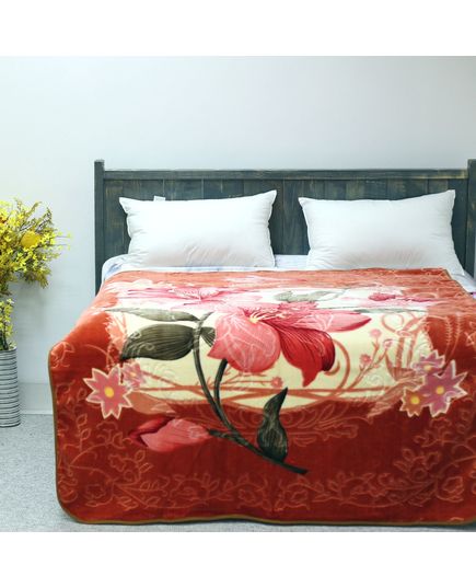 Плед 150х200 червоний Senfela 14154, зображення 2