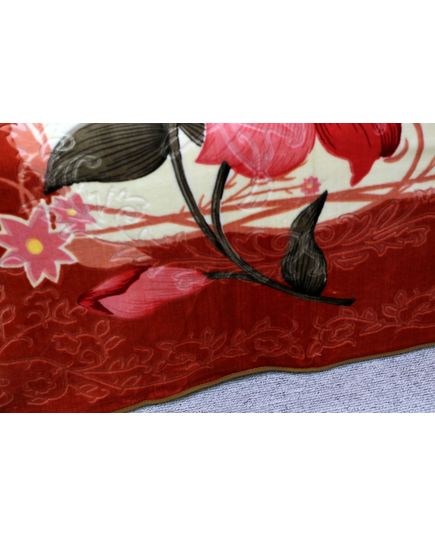 Плед 150х200 червоний Senfela 14154, зображення 3