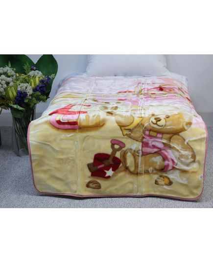 Плед 110х140 розовый Kiddi Superon 5976, изображение 2