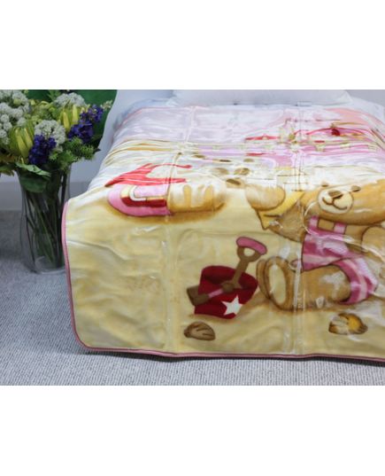 Плед 110х140 розовый Kiddi Superon 5976, изображение 4